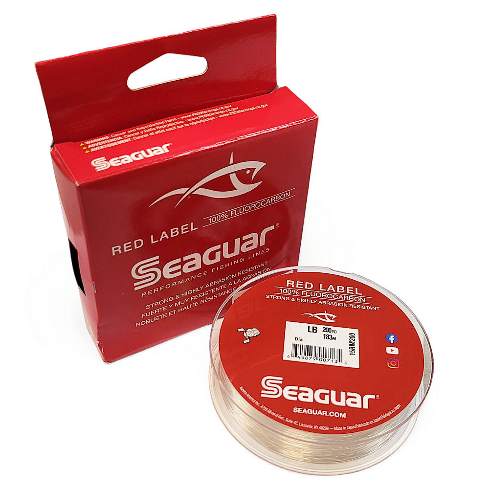 Seaguar Red Label 100% Fluorocarbon 200 Yard Fishing Line (12-Pound)