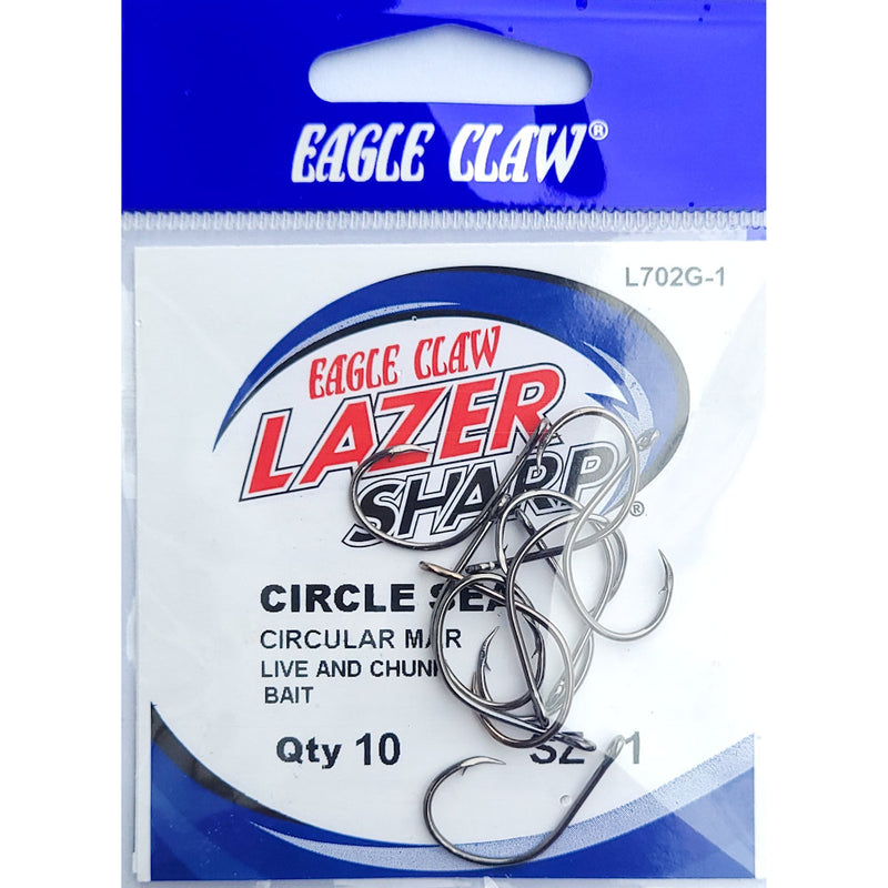 Eagle Claw Lazer Sharp Circle Hooks - L702