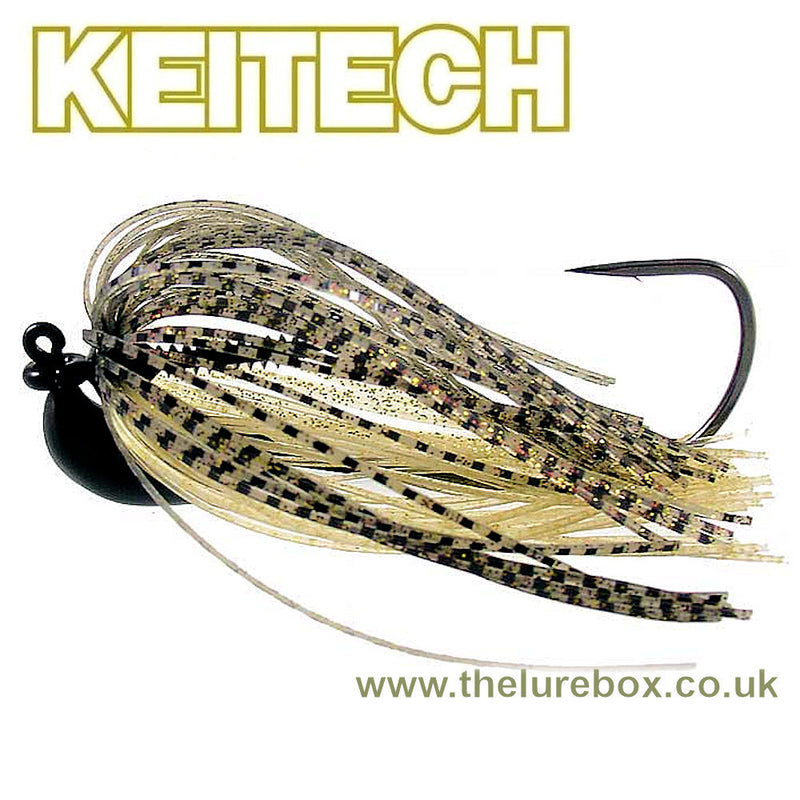 Keitech Rubber Jig Model 3 - Tungsten - The Lure Box