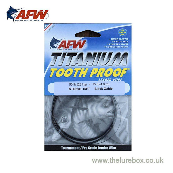 AFW Knottable Titanium Leader Trace Wire 50lb - The Lure Box