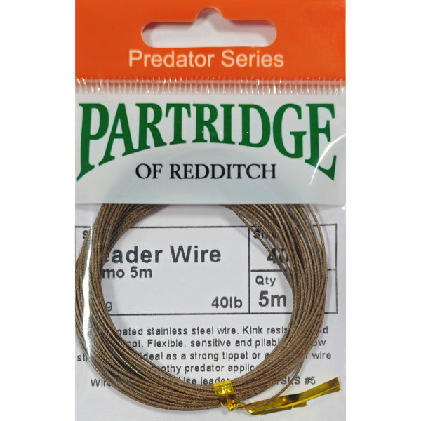 Partridge Leader Wire Trace - 40lb, 49 Strand