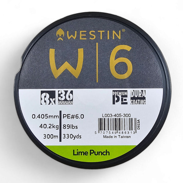 Westin W6 8 Strand Braid Lime Punch - 300 m