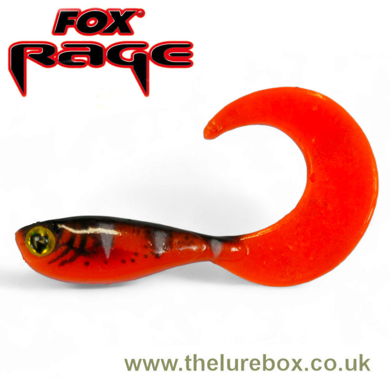 Fox Rage Micro Grub Tail 4cm  Mixed Colour Pack - Ultra UV