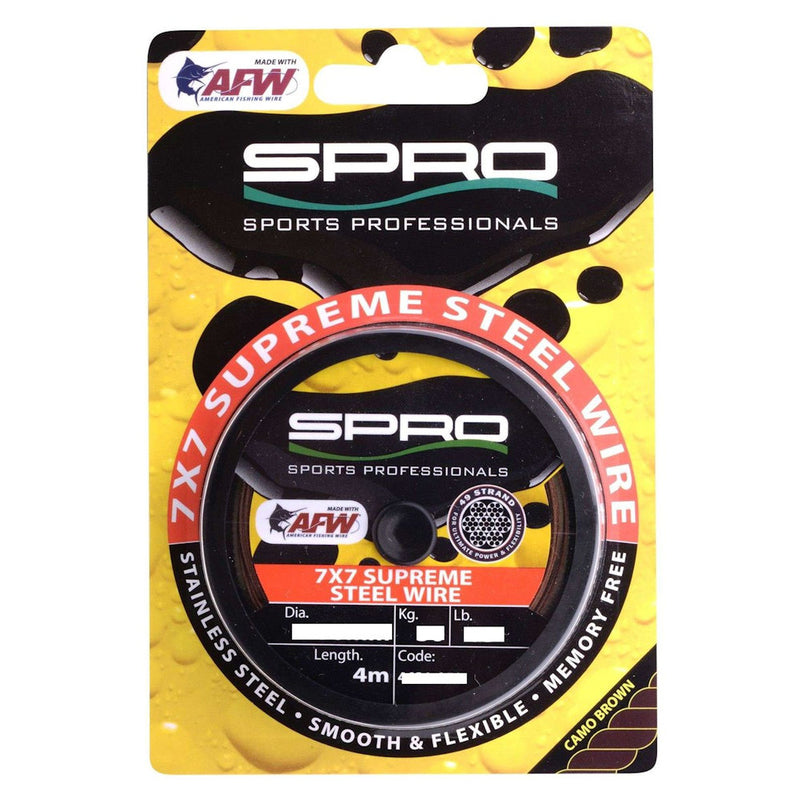 SPRO AFW 7x7 Supreme Steel Wire Trace