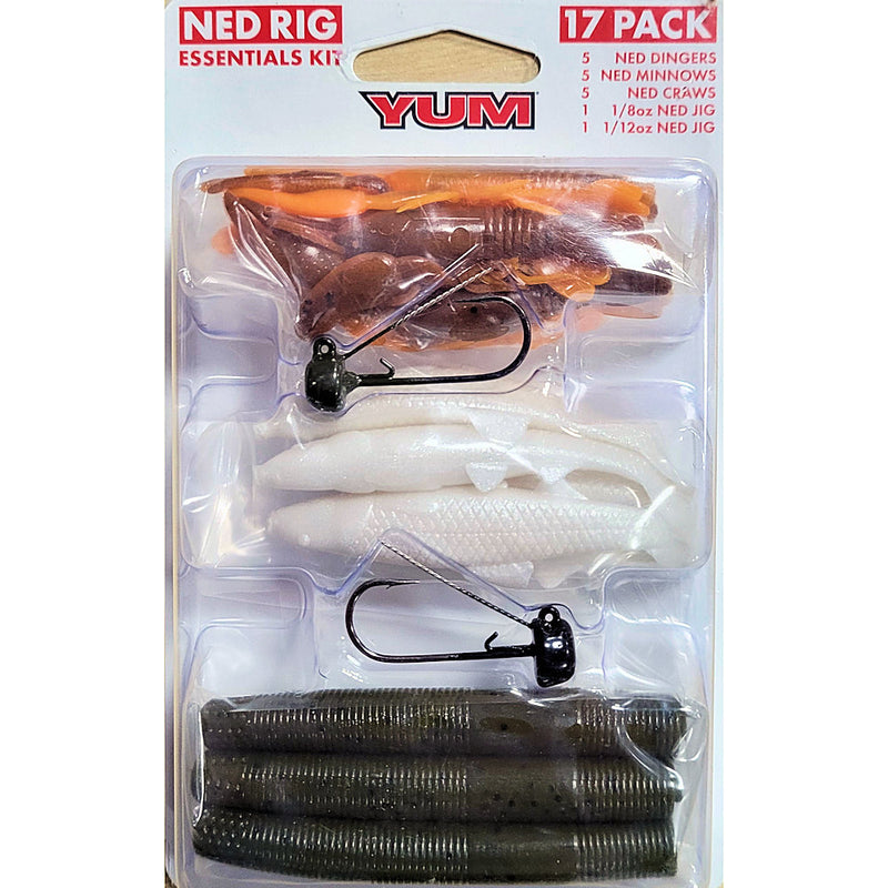 Yum Ned Rig Kit - 17 Pack