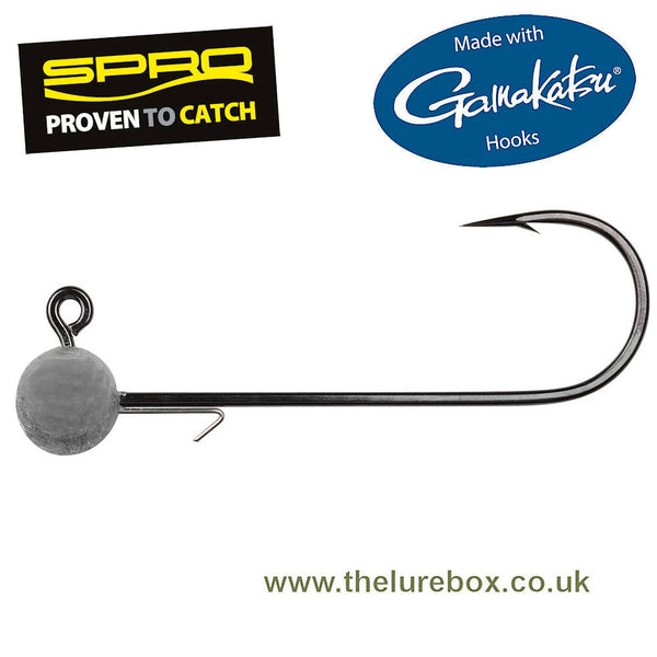 SPRO Gamakatsu Jig 90 HD Round Jighead Black Nickel Hook - 4/0