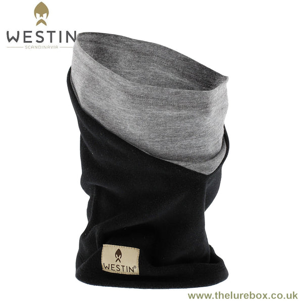 Westin Warm Buff Gaiter One Size Fits All - Black & Grey/Melange - The Lure Box