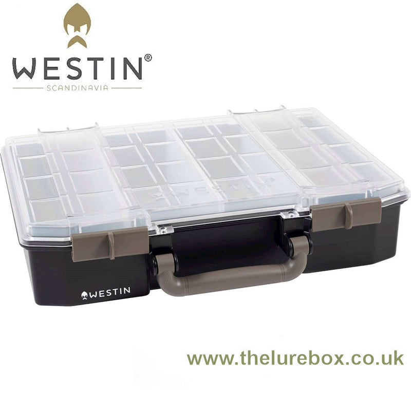 Westin W6 Lure Vault Box - Black & Clear