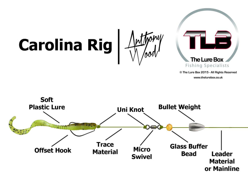 Carolina Rig Diagram, Perch, Pike And Zander Fishing