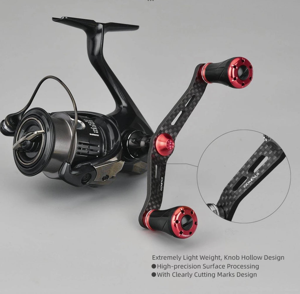 Gomexus Carbon Double Handle For Daiwa Spinning Reel 1000-3000 Wing 98
