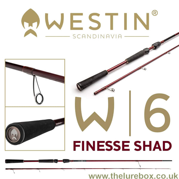 Westin W6 Finesse Shad Spinning Rod - 7'4" 10-28g - The Lure Box