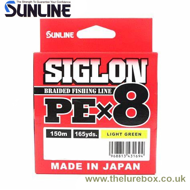 Sunline Siglon PE X8 Braid Light Green - 150m
