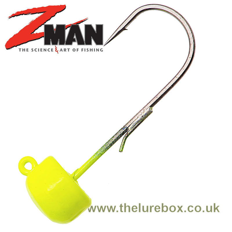 Z-man Finesse ShroomZ Ned Rig Jig Heads - Chartreuse - The Lure Box