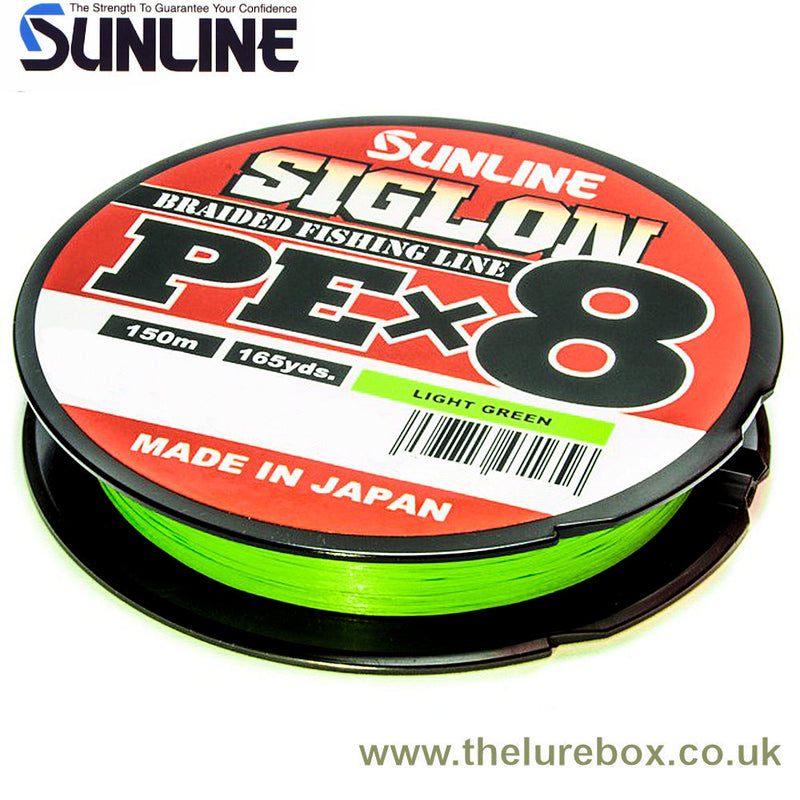 Sunline Siglon PE X8 Braid Light Green - 150m