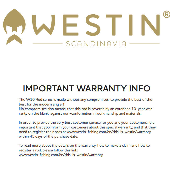 Westin W10 Finesse T & C Spinning Rod - 5-23g