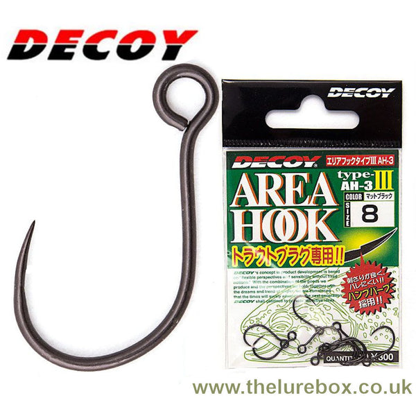 Decoy Area Type 3 Inline Barbless Single Replacement Hooks